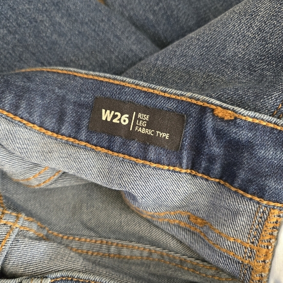 NWT - Buffalo David Bitton High Rise Leg Opening Embroidered Jeans 26 - Picture 8 of 15